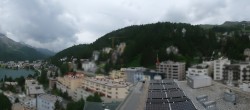Archived image Webcam St. Moritz village II View from Hotel Schweizerhof towards St. Moritz Bad 17:00