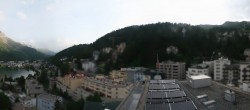 Archiv Foto Webcam St. Moritz Dorf II Ausblick Hotel Schweizerhof Richtung St. Moritz Bad 19:00