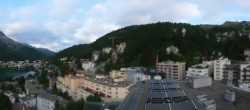 Archived image Webcam St. Moritz village II View from Hotel Schweizerhof towards St. Moritz Bad 05:00