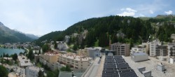 Archiv Foto Webcam St. Moritz Dorf II Ausblick Hotel Schweizerhof Richtung St. Moritz Bad 08:00