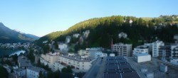 Archiv Foto Webcam St. Moritz Dorf II Ausblick Hotel Schweizerhof Richtung St. Moritz Bad 05:00