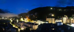 Archiv Foto Webcam St. Moritz Dorf II Ausblick Hotel Schweizerhof Richtung St. Moritz Bad 03:00