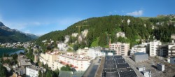Archiv Foto Webcam St. Moritz Dorf II Ausblick Hotel Schweizerhof Richtung St. Moritz Bad 07:00