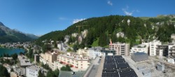 Archiv Foto Webcam St. Moritz Dorf II Ausblick Hotel Schweizerhof Richtung St. Moritz Bad 09:00