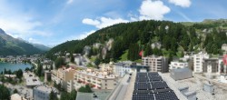 Archiv Foto Webcam St. Moritz Dorf II Ausblick Hotel Schweizerhof Richtung St. Moritz Bad 11:00