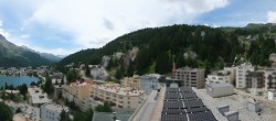 Archiv Foto Webcam St. Moritz Dorf II Ausblick Hotel Schweizerhof Richtung St. Moritz Bad 13:00