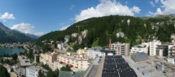 Archiv Foto Webcam St. Moritz Dorf II Ausblick Hotel Schweizerhof Richtung St. Moritz Bad 09:00