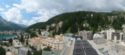Archiv Foto Webcam St. Moritz Dorf II Ausblick Hotel Schweizerhof Richtung St. Moritz Bad 11:00