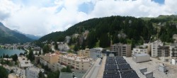 Archiv Foto Webcam St. Moritz Dorf II Ausblick Hotel Schweizerhof Richtung St. Moritz Bad 13:00