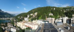 Archiv Foto Webcam St. Moritz Dorf II Ausblick Hotel Schweizerhof Richtung St. Moritz Bad 07:00