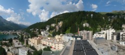 Archiv Foto Webcam St. Moritz Dorf II Ausblick Hotel Schweizerhof Richtung St. Moritz Bad 09:00