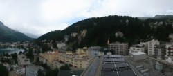 Archiv Foto Webcam St. Moritz Dorf II Ausblick Hotel Schweizerhof Richtung St. Moritz Bad 13:00