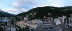 Archived image Webcam St. Moritz village II View from Hotel Schweizerhof towards St. Moritz Bad 05:00