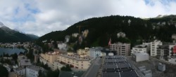 Archived image Webcam St. Moritz village II View from Hotel Schweizerhof towards St. Moritz Bad 07:00
