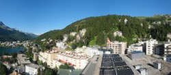 Archiv Foto Webcam St. Moritz Dorf II Ausblick Hotel Schweizerhof Richtung St. Moritz Bad 07:00