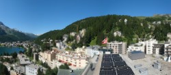 Archiv Foto Webcam St. Moritz Dorf II Ausblick Hotel Schweizerhof Richtung St. Moritz Bad 09:00