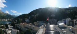 Archiv Foto Webcam St. Moritz Dorf II Ausblick Hotel Schweizerhof Richtung St. Moritz Bad 17:00