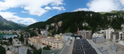 Archiv Foto Webcam St. Moritz Dorf II Ausblick Hotel Schweizerhof Richtung St. Moritz Bad 11:00