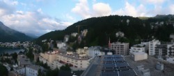 Archived image Webcam St. Moritz village II View from Hotel Schweizerhof towards St. Moritz Bad 05:00