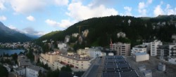Archived image Webcam St. Moritz village II View from Hotel Schweizerhof towards St. Moritz Bad 06:00