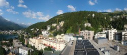 Archived image Webcam St. Moritz village II View from Hotel Schweizerhof towards St. Moritz Bad 07:00