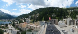 Archiv Foto Webcam St. Moritz Dorf II Ausblick Hotel Schweizerhof Richtung St. Moritz Bad 13:00