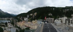 Archiv Foto Webcam St. Moritz Dorf II Ausblick Hotel Schweizerhof Richtung St. Moritz Bad 13:00