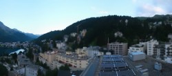Archived image Webcam St. Moritz village II View from Hotel Schweizerhof towards St. Moritz Bad 05:00