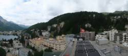 Archived image Webcam St. Moritz village II View from Hotel Schweizerhof towards St. Moritz Bad 11:00