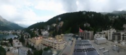 Archived image Webcam St. Moritz village II View from Hotel Schweizerhof towards St. Moritz Bad 17:00