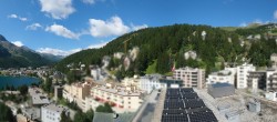Archiv Foto Webcam St. Moritz Dorf II Ausblick Hotel Schweizerhof Richtung St. Moritz Bad 09:00