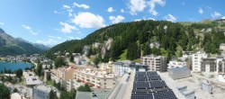 Archiv Foto Webcam St. Moritz Dorf II Ausblick Hotel Schweizerhof Richtung St. Moritz Bad 11:00