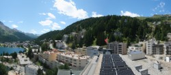 Archiv Foto Webcam St. Moritz Dorf II Ausblick Hotel Schweizerhof Richtung St. Moritz Bad 13:00
