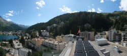 Archiv Foto Webcam St. Moritz Dorf II Ausblick Hotel Schweizerhof Richtung St. Moritz Bad 15:00