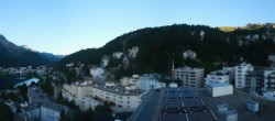 Archiv Foto Webcam St. Moritz Dorf II Ausblick Hotel Schweizerhof Richtung St. Moritz Bad 05:00