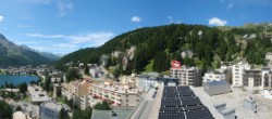 Archiv Foto Webcam St. Moritz Dorf II Ausblick Hotel Schweizerhof Richtung St. Moritz Bad 11:00