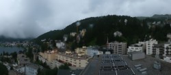 Archived image Webcam St. Moritz village II View from Hotel Schweizerhof towards St. Moritz Bad 07:00