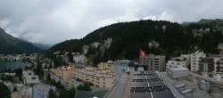 Archiv Foto Webcam St. Moritz Dorf II Ausblick Hotel Schweizerhof Richtung St. Moritz Bad 15:00