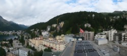 Archiv Foto Webcam St. Moritz Dorf II Ausblick Hotel Schweizerhof Richtung St. Moritz Bad 07:00