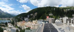 Archiv Foto Webcam St. Moritz Dorf II Ausblick Hotel Schweizerhof Richtung St. Moritz Bad 11:00