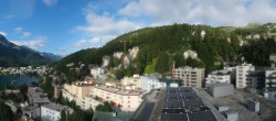Archiv Foto Webcam St. Moritz Dorf II Ausblick Hotel Schweizerhof Richtung St. Moritz Bad 07:00