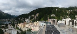 Archiv Foto Webcam St. Moritz Dorf II Ausblick Hotel Schweizerhof Richtung St. Moritz Bad 09:00