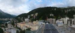 Archived image Webcam St. Moritz village II View from Hotel Schweizerhof towards St. Moritz Bad 07:00
