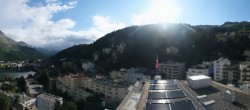 Archiv Foto Webcam St. Moritz Dorf II Ausblick Hotel Schweizerhof Richtung St. Moritz Bad 17:00
