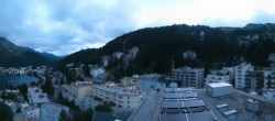 Archiv Foto Webcam St. Moritz Dorf II Ausblick Hotel Schweizerhof Richtung St. Moritz Bad 19:00