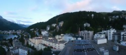 Archiv Foto Webcam St. Moritz Dorf II Ausblick Hotel Schweizerhof Richtung St. Moritz Bad 05:00