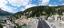 Archiv Foto Webcam St. Moritz Dorf II Ausblick Hotel Schweizerhof Richtung St. Moritz Bad 11:00