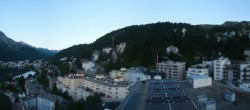 Archiv Foto Webcam St. Moritz Dorf II Ausblick Hotel Schweizerhof Richtung St. Moritz Bad 05:00