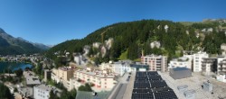 Archiv Foto Webcam St. Moritz Dorf II Ausblick Hotel Schweizerhof Richtung St. Moritz Bad 09:00