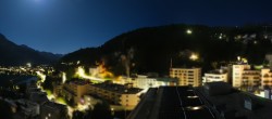 Archived image Webcam St. Moritz village II View from Hotel Schweizerhof towards St. Moritz Bad 23:00